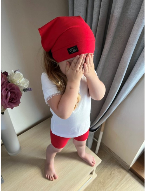 Úpletová šatka LORY bez šiltu - na pevno