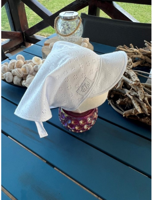 Šatka dierková SUMMER - biele kvietky - LEN DO VYPREDANIA ZÁSOB