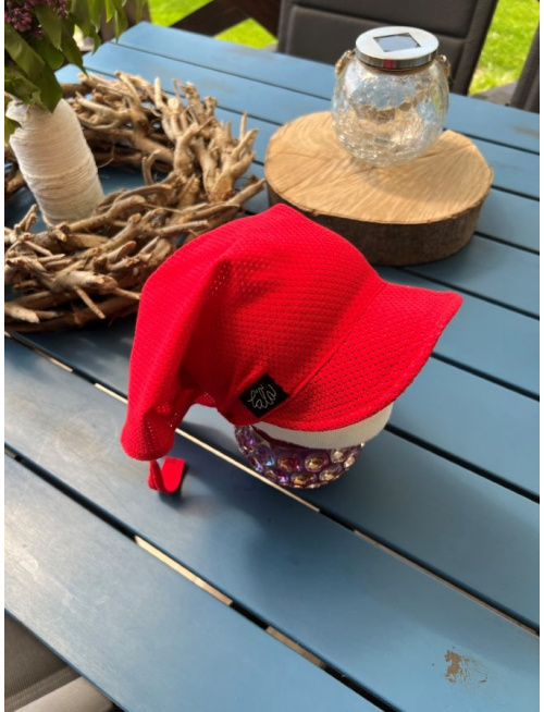 Šatka dierková SUMMER - červená - LEN DO VYPREDANIA ZÁSOB