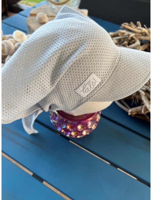 Šatka dierková SUMMER - sivá