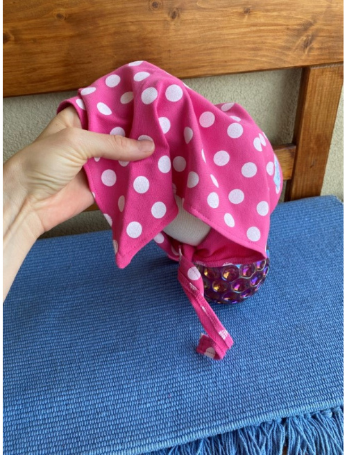 Vzorovaná tepláková šatka SUMMER bez šiltu - na viazanie