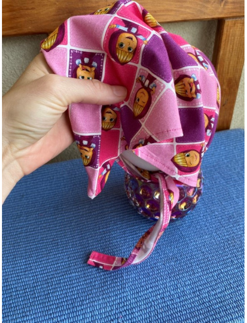 Vzorovaná úpletová šatka SUMMER bez šiltu - na viazanie