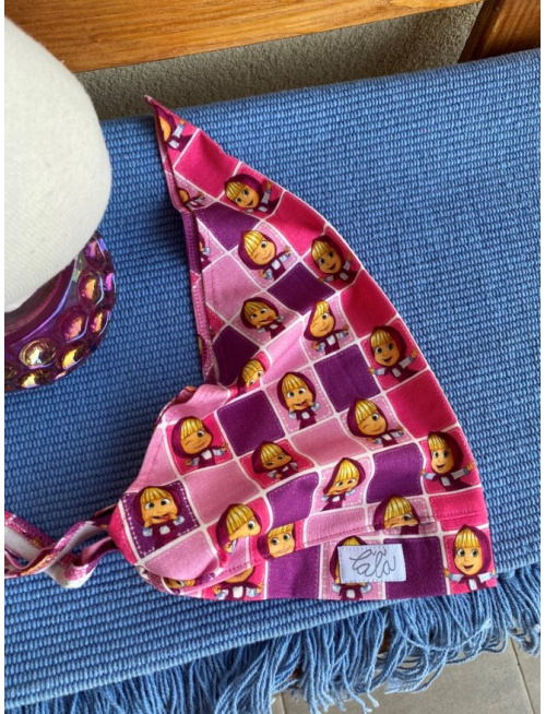 Vzorovaná úpletová šatka SUMMER bez šiltu - na viazanie