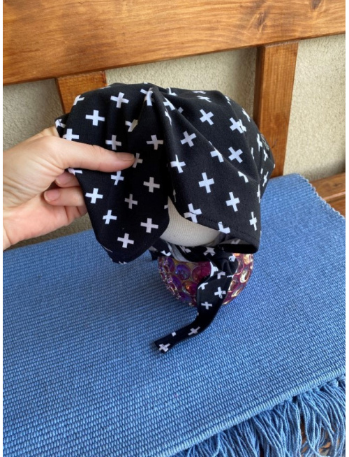 Vzorovaná úpletová šatka SUMMER bez šiltu - na viazanie