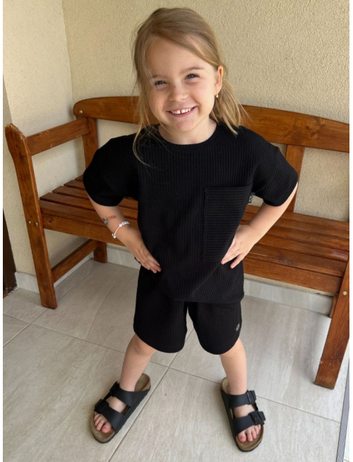 Súprava MEXICO - boy - vafle úplet