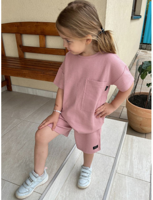 Súprava MEXICO - boy - vafle úplet