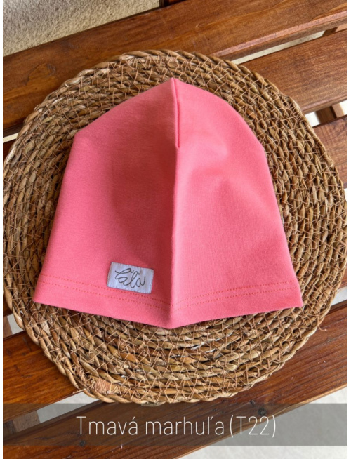 Tepláková šmolko čiapka - jednofarebná - jednovrstvová