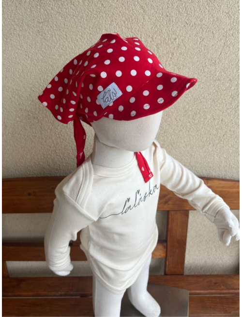 Úpletová šatka SUMMER so šiltom - na viazanie