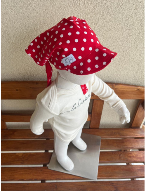 Úpletová šatka SUMMER so šiltom - na viazanie