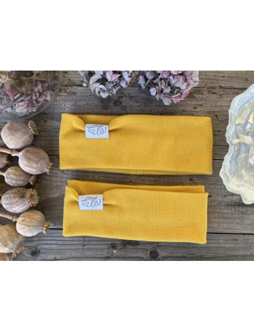 Rebro čelenka ROVNÁ - horčicová