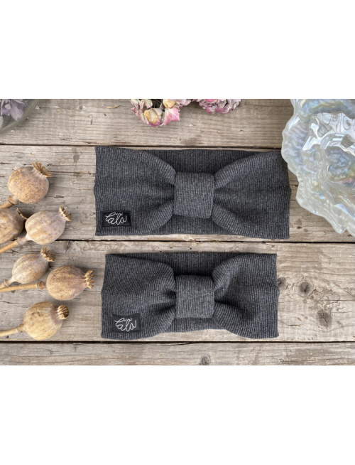 Rebro čelenka TURBAN - antracit melír