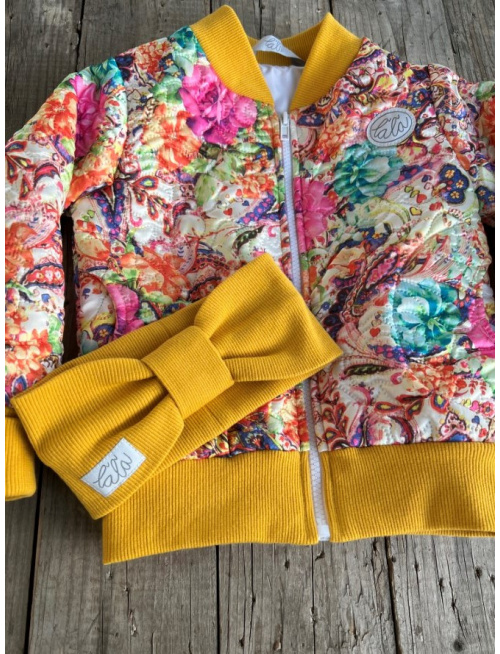 Rebro čelenka TURBAN - horčicová