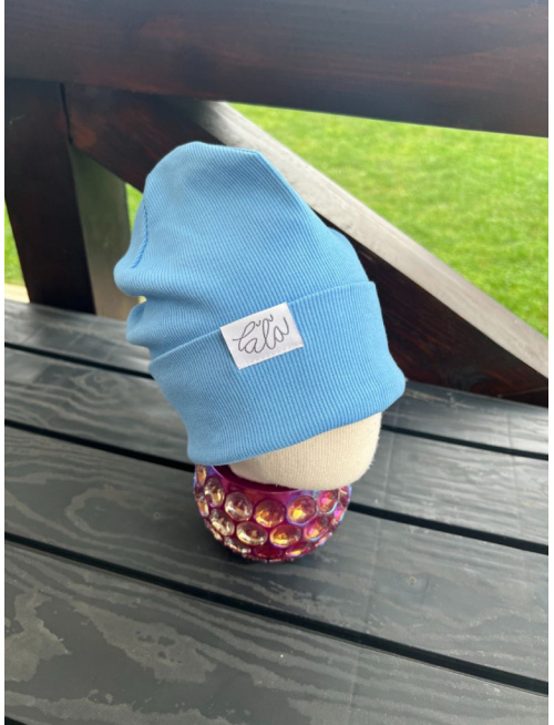 Rebro ŠMOLKO čiapka - nebíčková modrá