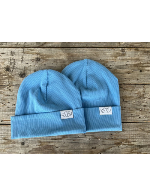 Rebro ŠMOLKO čiapka - nebíčková modrá