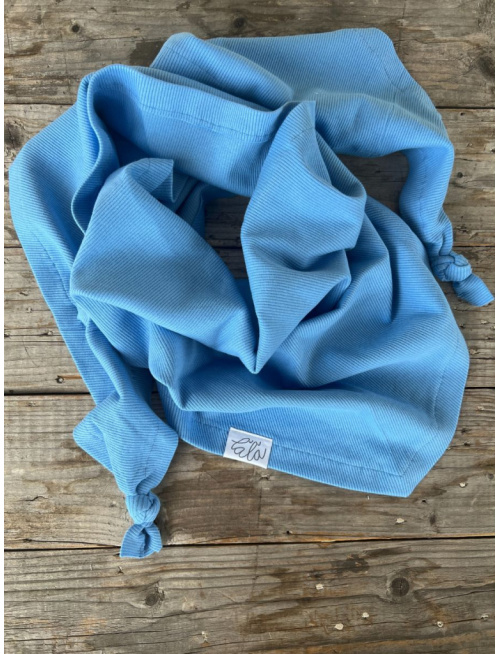 Rebro šatka - nebíčková modrá