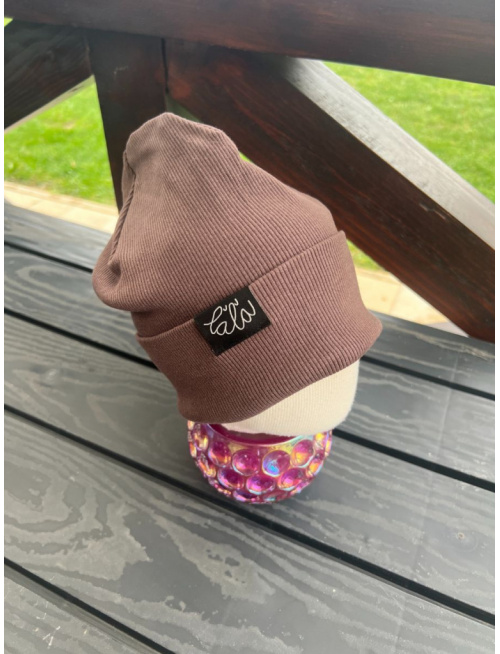 Rebro ŠMOLKO čiapka - čokoládová