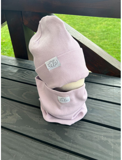 Rebro ŠMOLKO čiapka - svetlá fialková