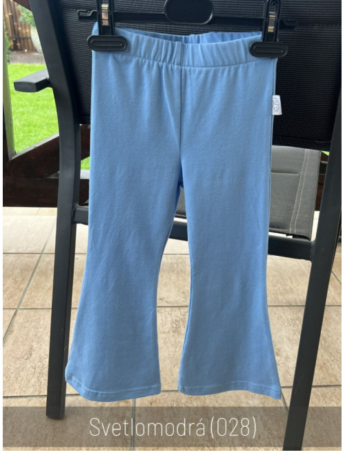 Úpletové legíny - zvonové