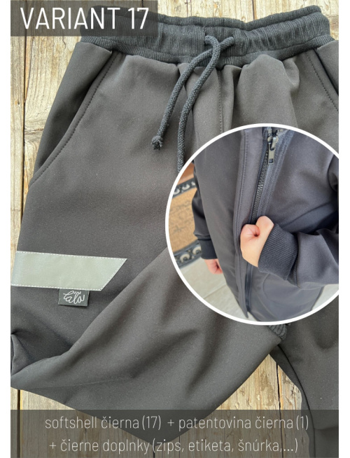 Vzorkovník - Zimný softshell - ĽAĽA varianty