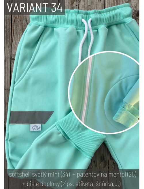 Vzorkovník - Zimný softshell - ĽAĽA varianty