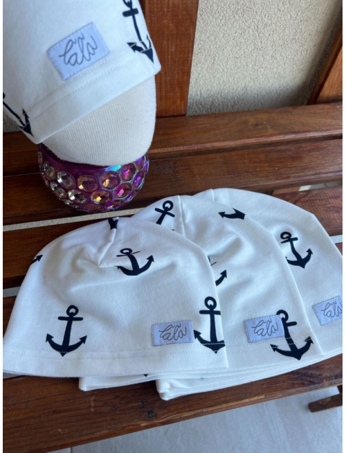 Šmolko čiapka KOTVA jednovrstvová - LEN DO VYPREDANIA ZÁSOB