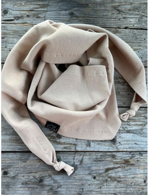 Rebro šatka - capučíno