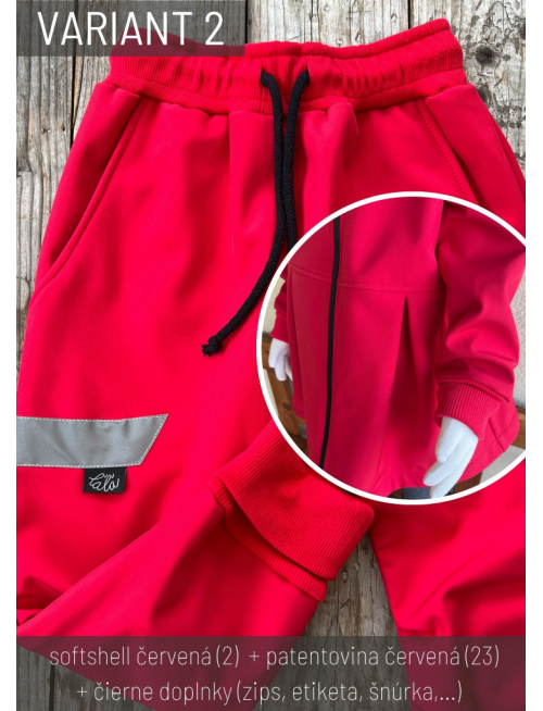 Vzorkovník - Zimný softshell - ĽAĽA varianty