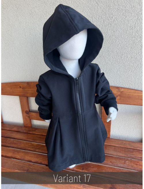 Rastúca softshell bunda s prestrihom - sukničková - RIO - jeseň/ZIMA