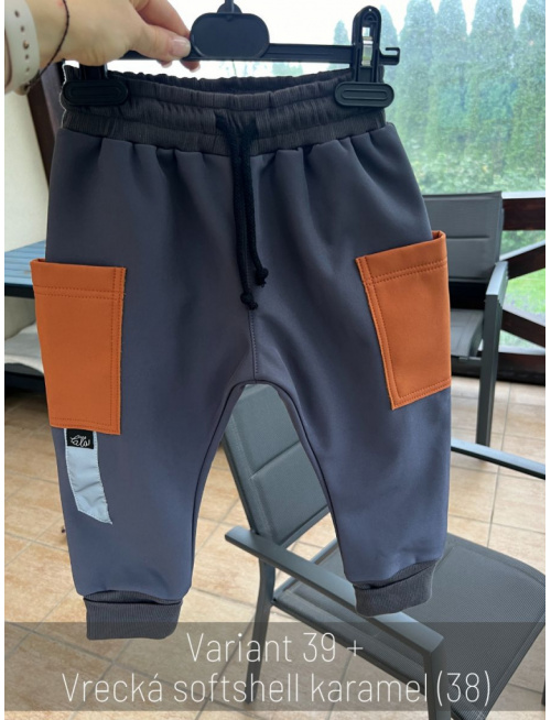 Softshell gate SNOW s rastúcou manžetou - jeseň/ZIMA 