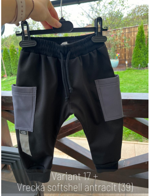 Softshell gate SNOW s rastúcou manžetou - jeseň/ZIMA 