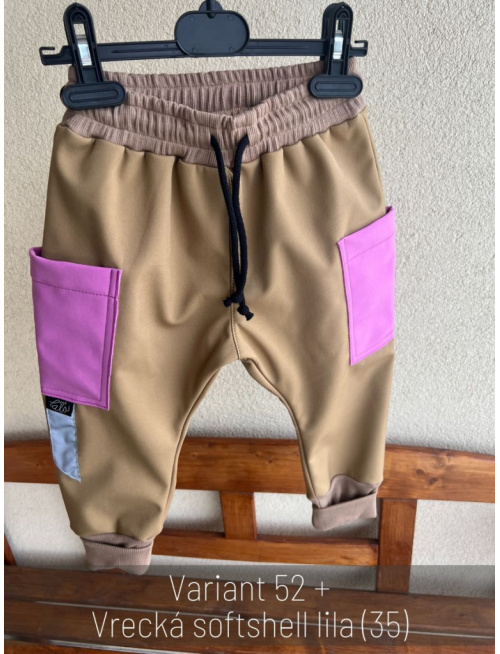 Softshell gate SNOW s rastúcou manžetou - jeseň/ZIMA 