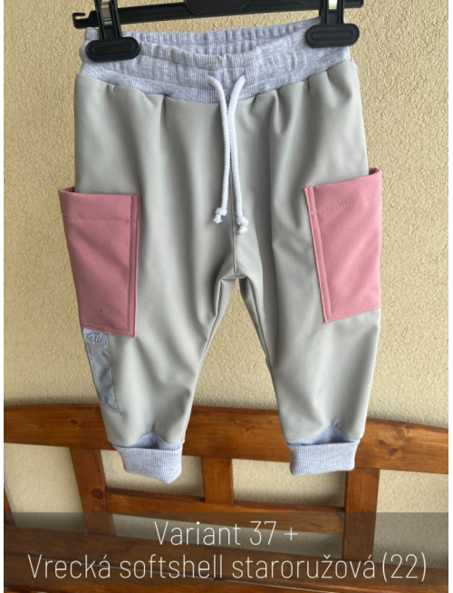 Softshell gate SNOW s rastúcou manžetou - jeseň/ZIMA 