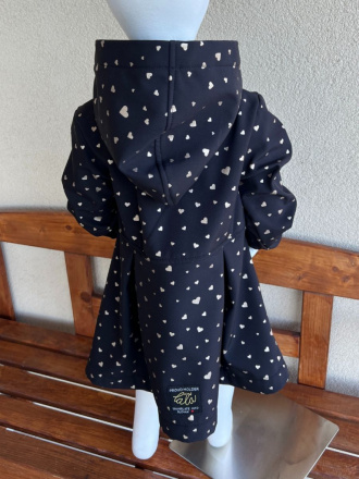 Rastúca softshell bunda s prestrihom - sukničková - RIO - vzorovaná - jeseň/ZIMA