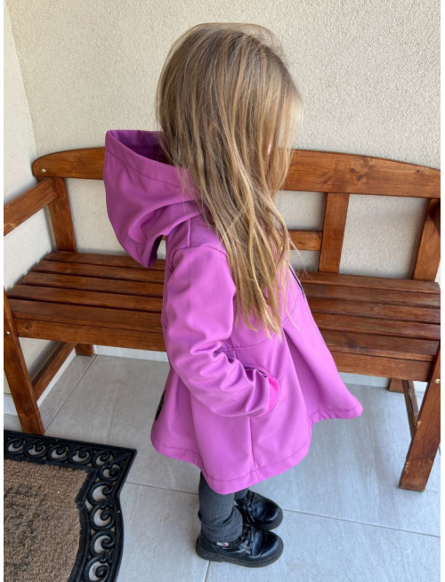 Rastúca softshell bunda s prestrihom - sukničková - RIO - jeseň/ZIMA