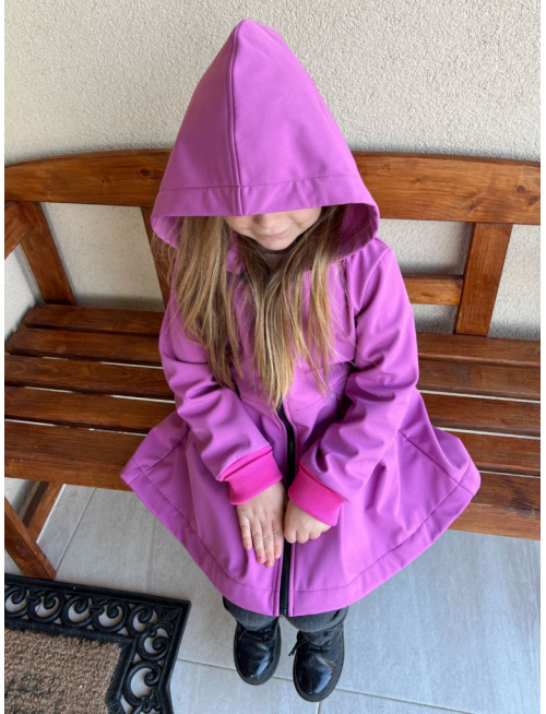 Rastúca softshell bunda s prestrihom - sukničková - RIO - jeseň/ZIMA