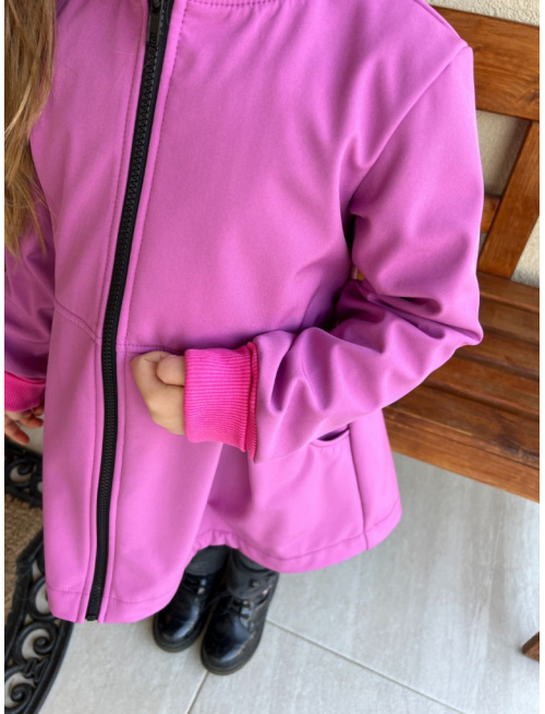 Rastúca softshell bunda s prestrihom - sukničková - RIO - jeseň/ZIMA