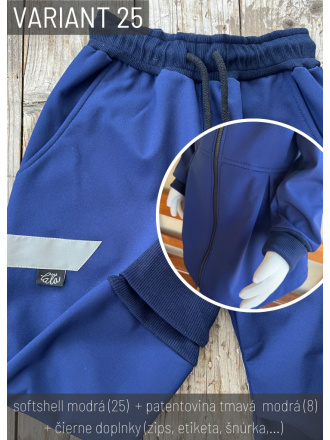 Vzorkovník - Zimný softshell - ĽAĽA varianty