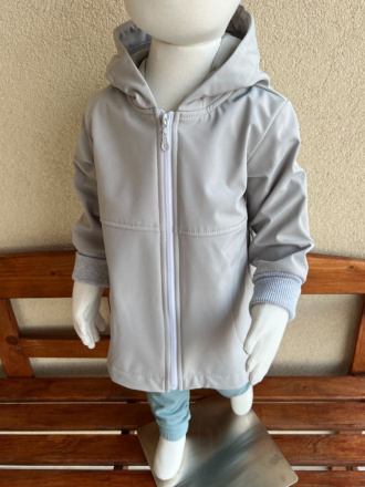 Rastúca softshell bunda s prestrihom - RIO s uškami - jeseň/ZIMA