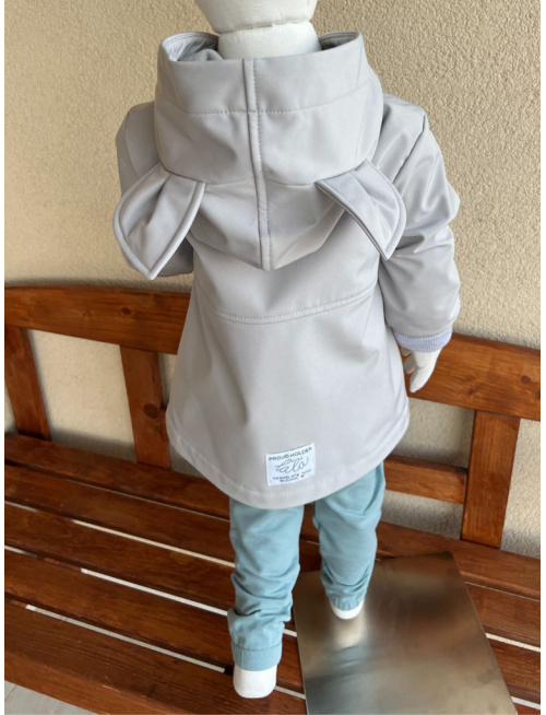 Rastúca softshell bunda s prestrihom - RIO s uškami - jeseň/ZIMA