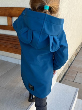Rastúca softshell bunda s prestrihom - RIO s uškami - jeseň/ZIMA