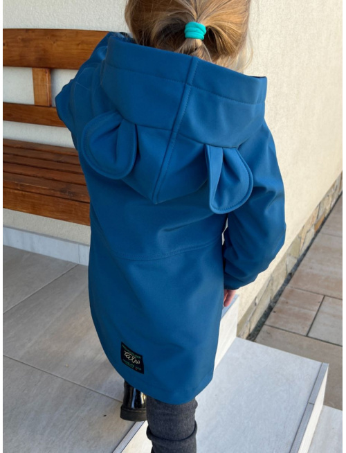 Rastúca softshell bunda s prestrihom - RIO s uškami - jeseň/ZIMA