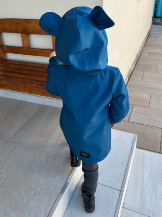 Rastúca softshell bunda s prestrihom - RIO s uškami - jeseň/ZIMA