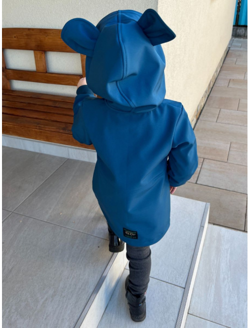 Rastúca softshell bunda s prestrihom - RIO s uškami - jeseň/ZIMA