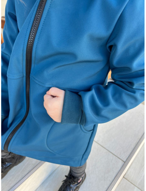 Rastúca softshell bunda s prestrihom - RIO s uškami - jeseň/ZIMA