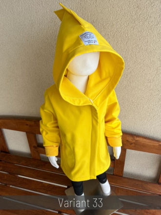 Rastúca softshell bunda so šikmozipsom ALEX/DINO - jeseň/ZIMA
