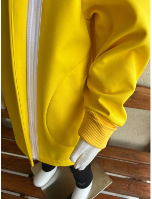 Rastúca softshell bunda so šikmozipsom ALEX/DINO - jeseň/ZIMA