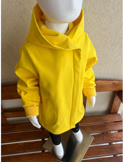 Rastúca softshell bunda so šikmozipsom ALEX/DINO - jeseň/ZIMA