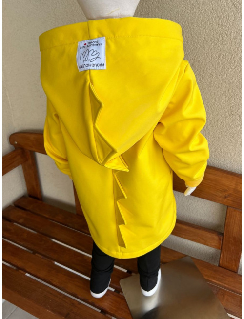 Rastúca softshell bunda so šikmozipsom ALEX/DINO - jeseň/ZIMA