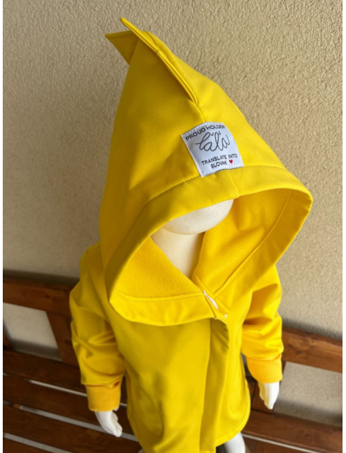 Rastúca softshell bunda so šikmozipsom ALEX/DINO - jeseň/ZIMA