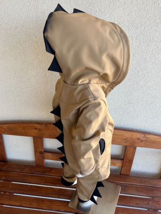 Rastúca softshell bunda ALEX/DINO LUX so šikmozipsom a reflexným prvkom - jeseň/ZIMA